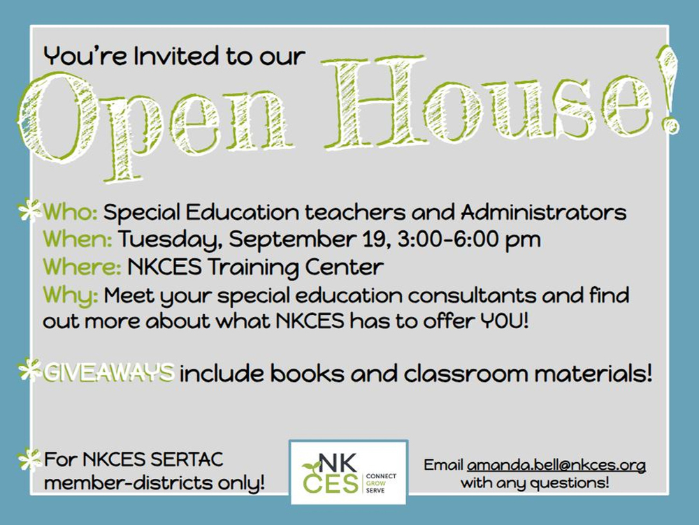Special Education Open House